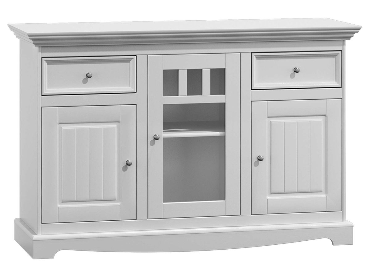 Komoda z przeszklonymi drzwiczkami INGRID