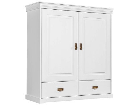 Komoda bieliźniarka z szufladami biała ANADI