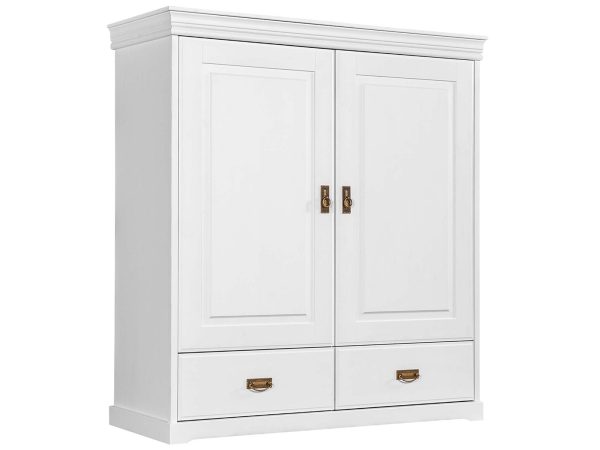 Komoda bieliźniarka z szufladami biała ANADI