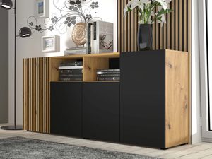 Miniaturka 3 - Rustykalna komoda do salonu zbliżenie MERVE