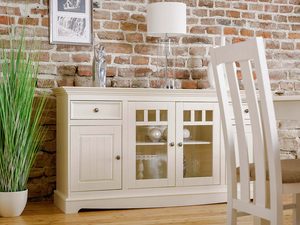 Miniaturka 3 - Duża komoda vintage biała aranżacja INGRID