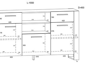 Miniaturka 4 - Praktyczna komoda do pokoju rysunek IRFAN