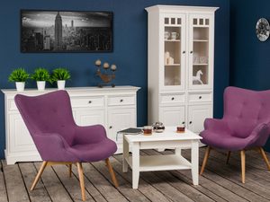 Miniaturka 16 - Drewniana biała ława aranżacja INGRID