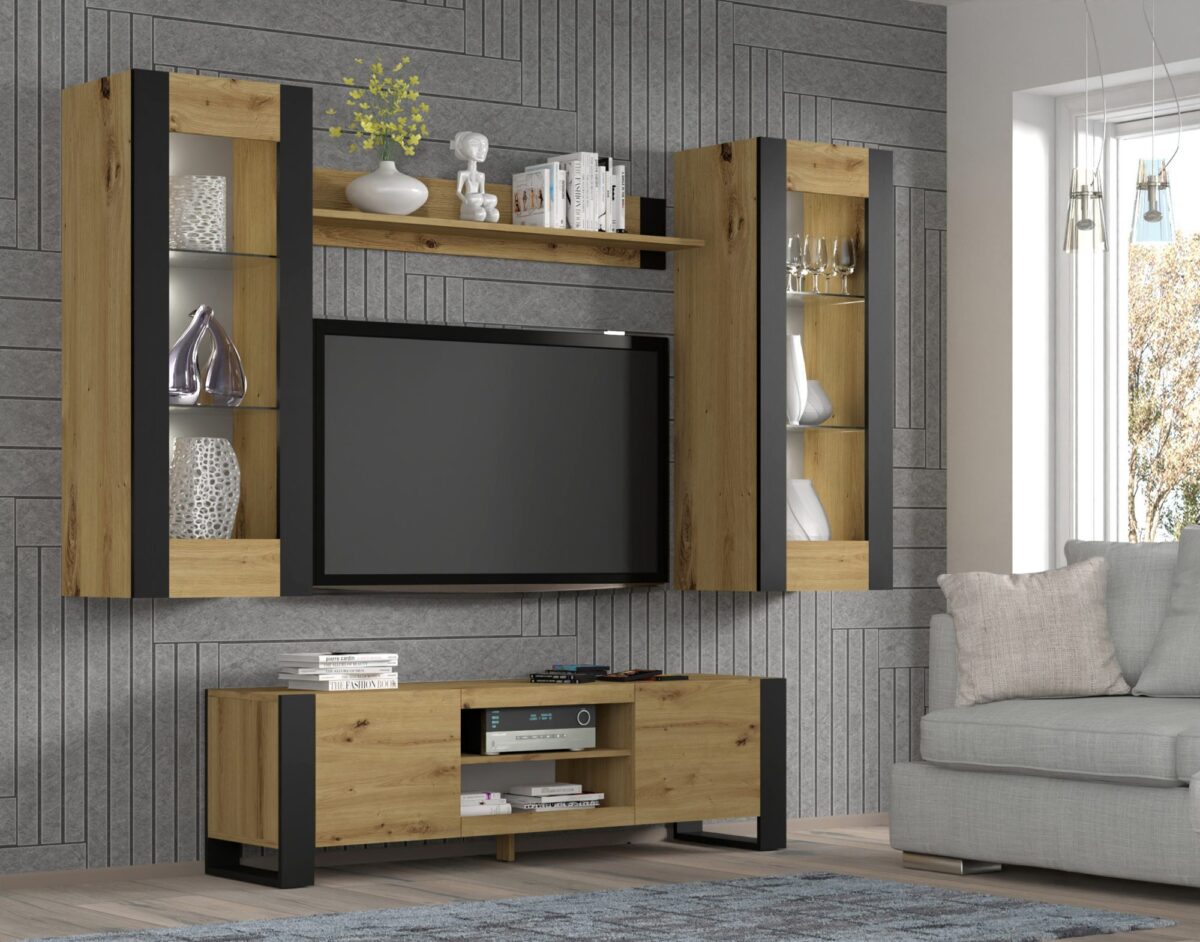 Meble do salonu dąb artisan TAKOZ