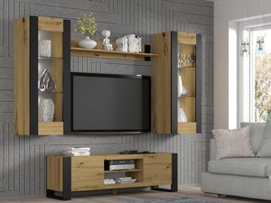 Miniaturka 10 - Meble do salonu dąb artisan TAKOZ