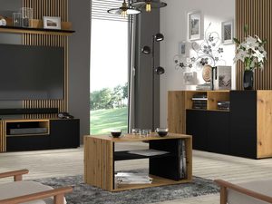 Miniaturka 4 - Meble dąb artisan czarny mat MERVE