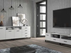 Miniaturka 7 - Meble białe do salonu ERSOY