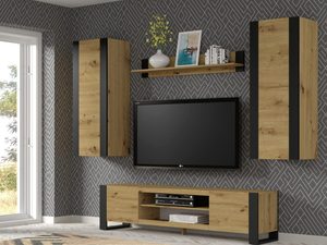 Miniaturka 8 - Meble do salonu dąb artisan TAKOZ