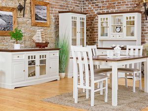 Miniaturka 6 - Meble do jadalni biały orzech INGRID