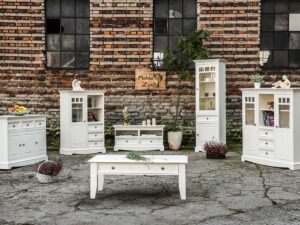 Miniaturka 15 - Meble do salonu białe drewniane INGRID