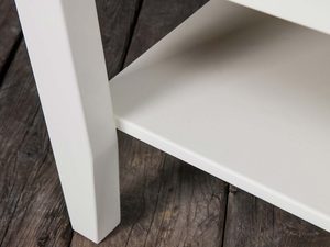 Miniaturka 7 - Drewniana biała aranżacja dolna półka INGRID