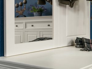 Miniaturka 1 - Panel z wieszakami i lustrem do przedpokoju zbliżenie INGRID