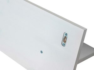 Miniaturka 7 - Klasyczna biała półka drewniana mocowanie ANADI