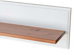 Miniaturka 8 - Klasyczna biała półka drewniana biały sosna ANADI