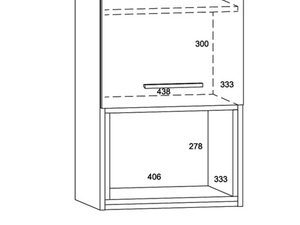 Miniaturka 5 - Półka wisząca rysunek techniczny NIMET