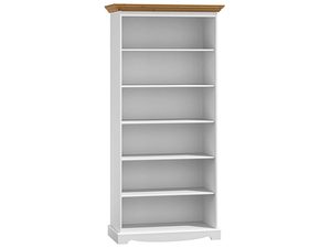Miniaturka 2 - Regał biblioteczka na książki biały dąb INGRID