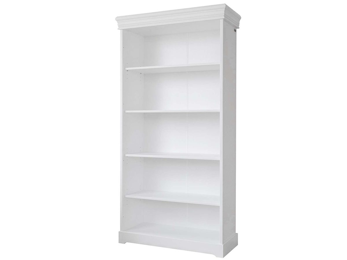 Biały regał biblioteczka sosnowa ANADI