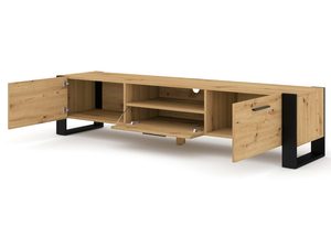 Miniaturka 1 - Szafka RTV do nowoczesnego salonu artisan otwarta 200 IRFAN