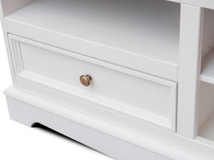 Miniaturka 8 - Duża biała szafka RTV vintage biały szuflada INGRID