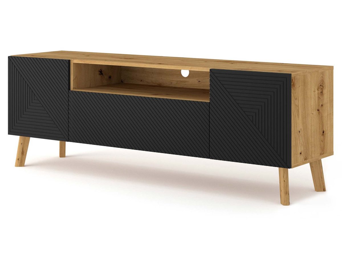 Loftowa szafka RTV na nóżkach IZMIR