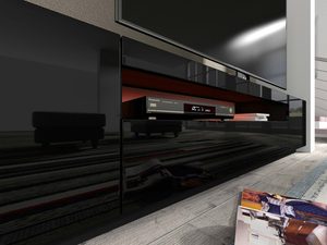 Miniaturka 11 - Nowoczesna szafka RTV zbliżenie led LUMA