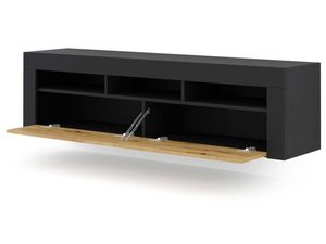 Miniaturka 1 - Szykowna szafka RTV do salonu otwarta KILIS