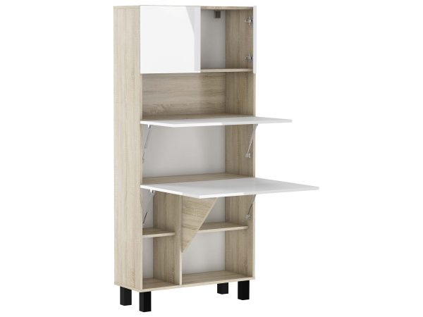 Nowoczesne biurko rozkładane open ikonka sonoma CHAN