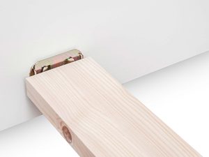 Miniaturka 7 - Białe drewniane łóżko dwuosobowe stelaż INGRID