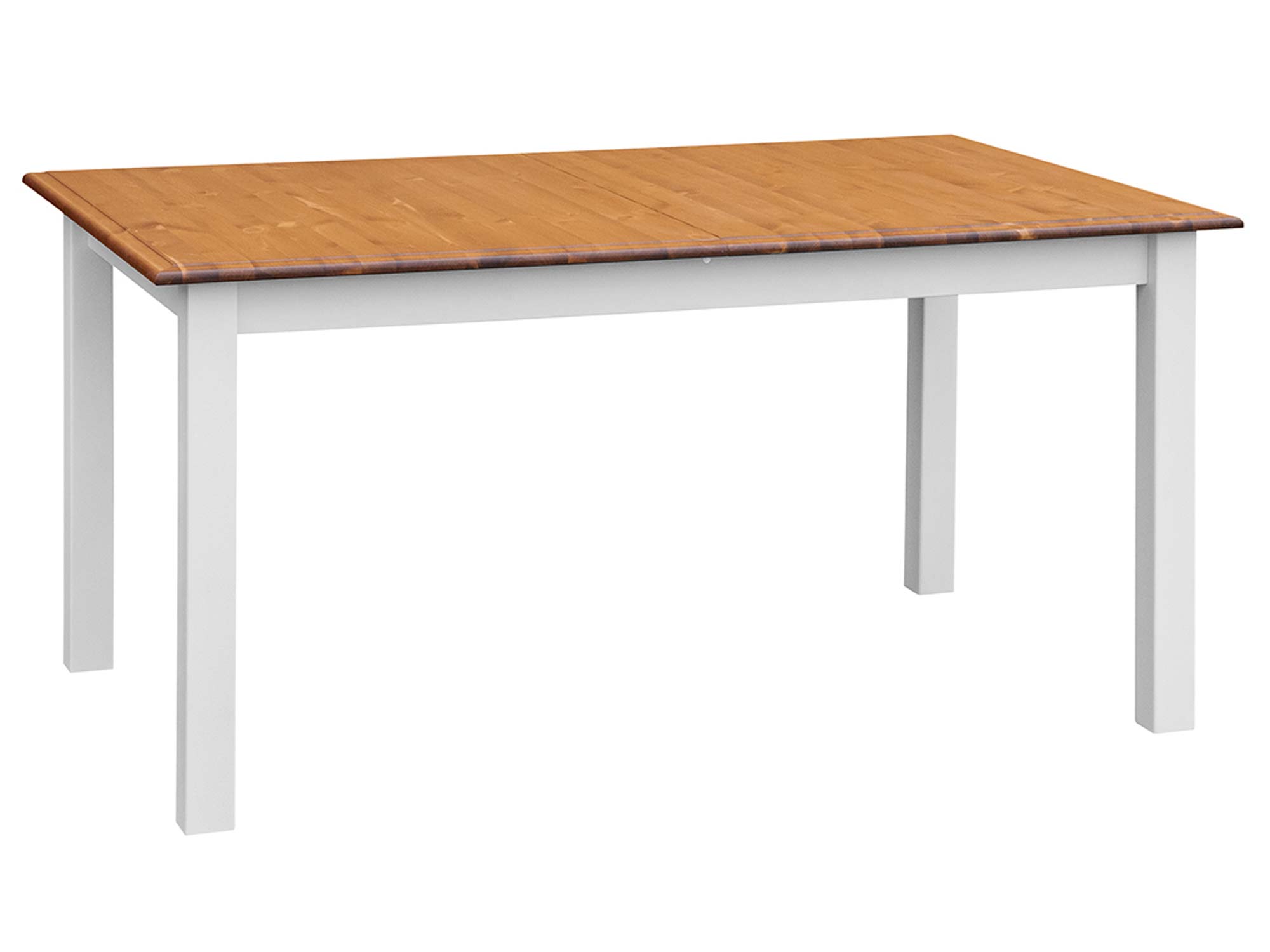 Stół rozkładany biały z drewna litego biały dąb ikonka INGRID