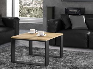 Miniaturka 5 - Stolik kawowy do industrialnego wnętrza aranżacja dąb artisan ELMO