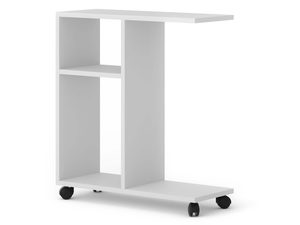 Miniaturka 1 - Stolik na kółkach biały TINA