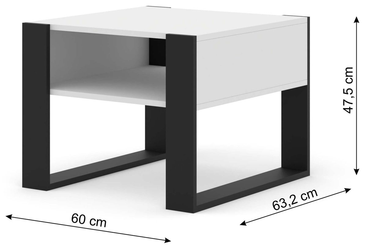 Mały stolik kawowy wymiary TAKOZ