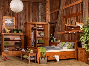 Miniaturka 16 - Komoda bieliźniarka z szufladami sosna aranżacja ANADI