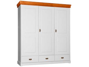 Miniaturka 1 - Szafa trzydrzwiowa biała sosna bez lustra ANADI