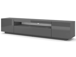 Miniaturka 2 - Szafka RTV 200 grafit połysk KISMET