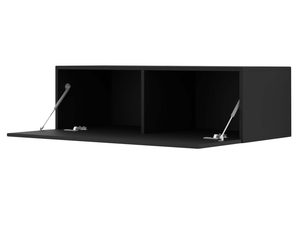 Miniaturka 1 - Szafka RTV czarny mat wisząca 100 otwarta AMIRA