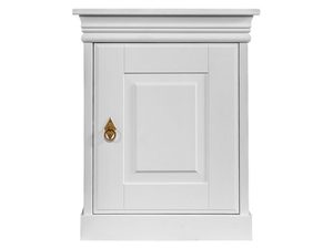 Miniaturka 2 - Szafka nocna na styl prowansalski biała front ANADI