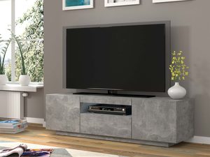 Miniaturka 19 - Stojąca szafka RTV 150 aranżacja beton KISMET