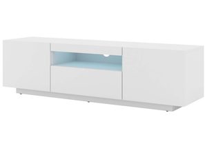 Miniaturka 9 - Stojąca szafka RTV 150 bialy mat led KISMET