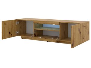 Miniaturka 5 - Stojąca szafka RTV 150 artisan led otwarta KISMET