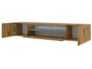 Miniaturka 5 - Wisząca szafka pod TV artisan otwarta KISMET