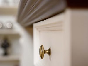 Miniaturka 7 - Biurko drewniane podwójne uchwyty INGRID