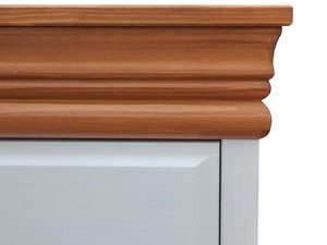 Miniaturka 15 - Biała komoda do klasycznego wnętrza biały sosna wieniec ANADI