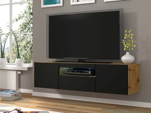 Miniaturka 30 - Wisząca szafka 150 aranżacja czarny artisan mat KISMET