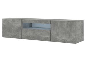 Miniaturka 6 - Wisząca szafka 150 beton led KISMET