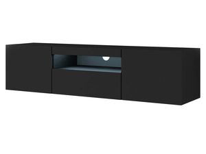 Miniaturka 16 - Wisząca szafka 150 czarny mat led KISMET