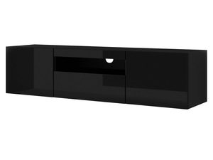 Miniaturka 17 - Wisząca szafka 150 czarny połysk KISMET