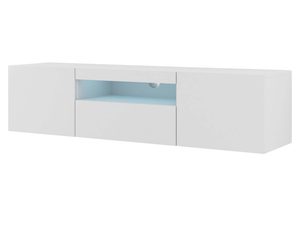 Miniaturka 8 - Wisząca szafka 150 biały mat led KISMET