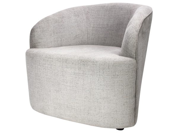 Fotel klasyczny szary z podnóżkiem IRA