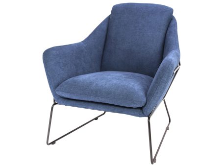 Fotel kolor niebieski NANAMI